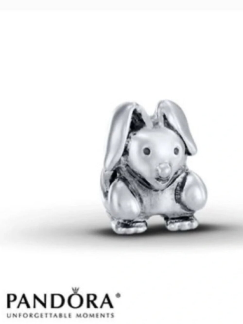 Pandora Authentic 925 ALE Bunny Rabbit Charm Retired